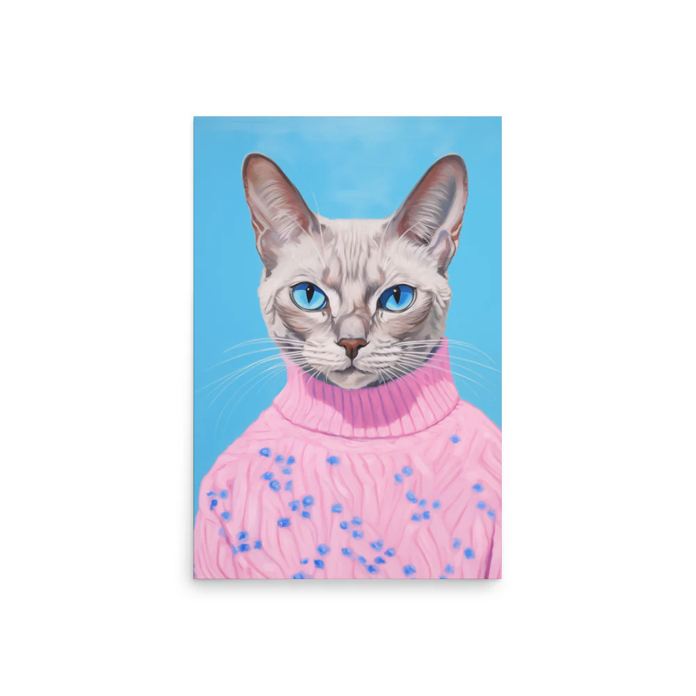 Cat in a sweather