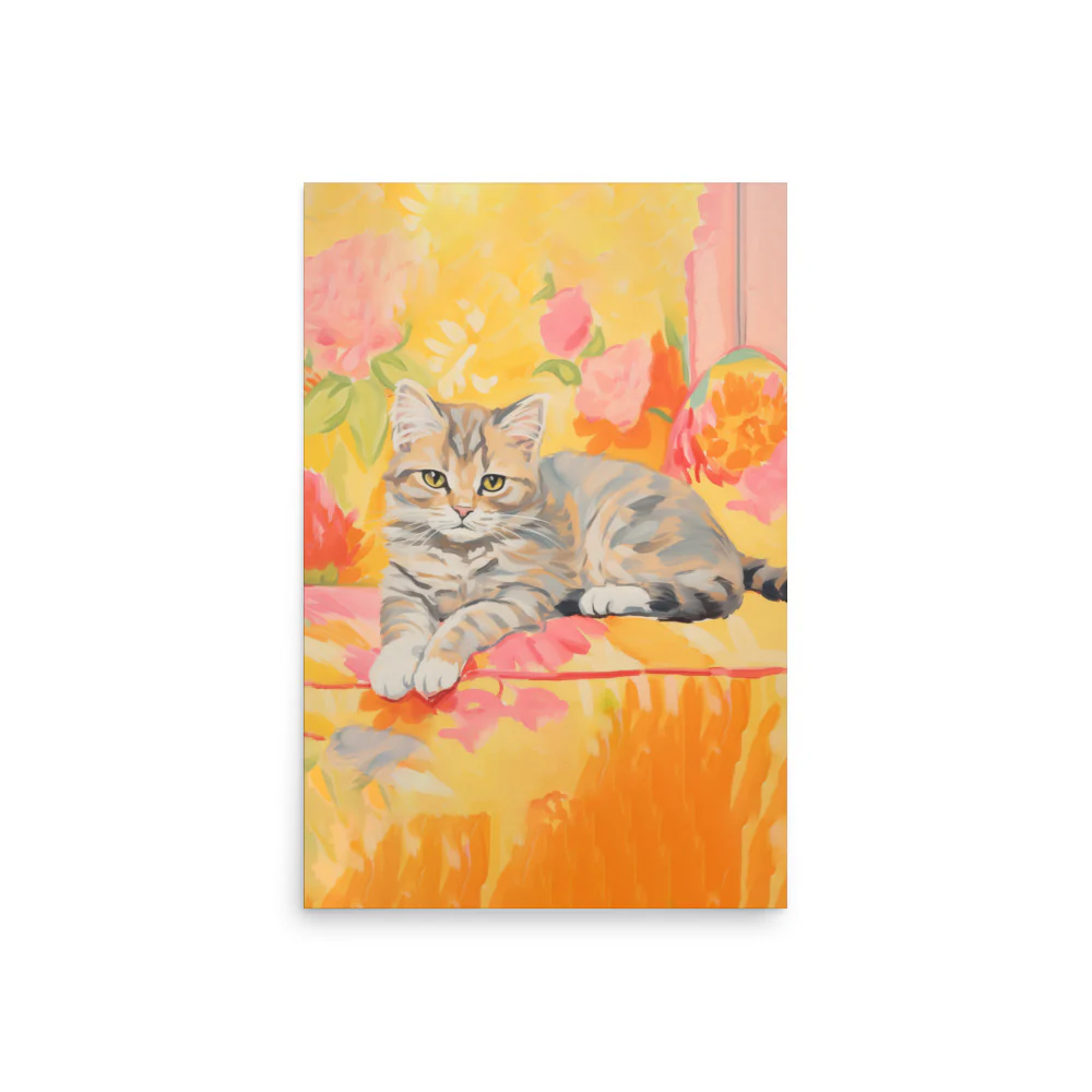 Cat on a sofa