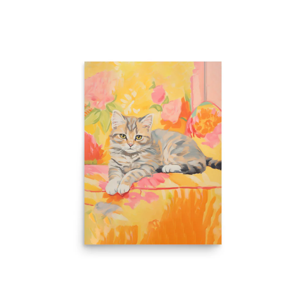 Cat on a sofa - Image 3