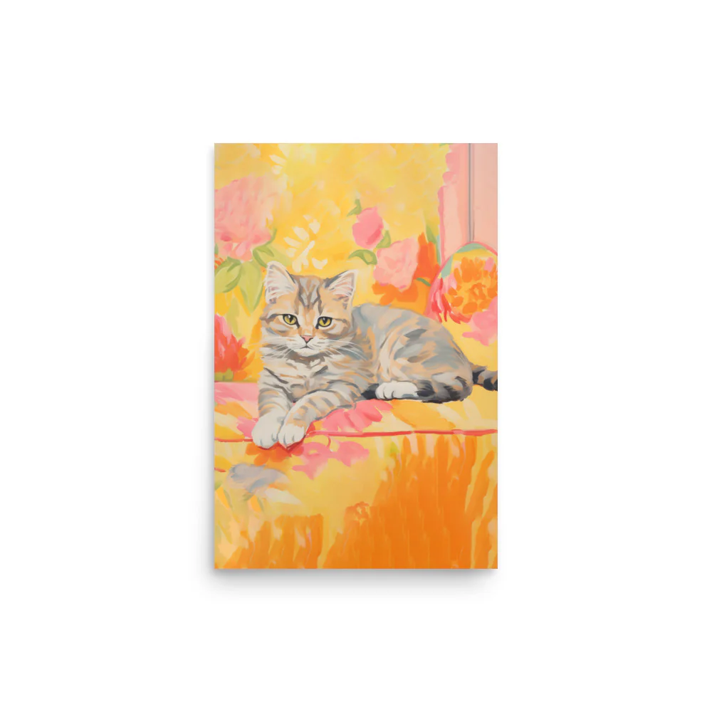Cat on a sofa - Image 4
