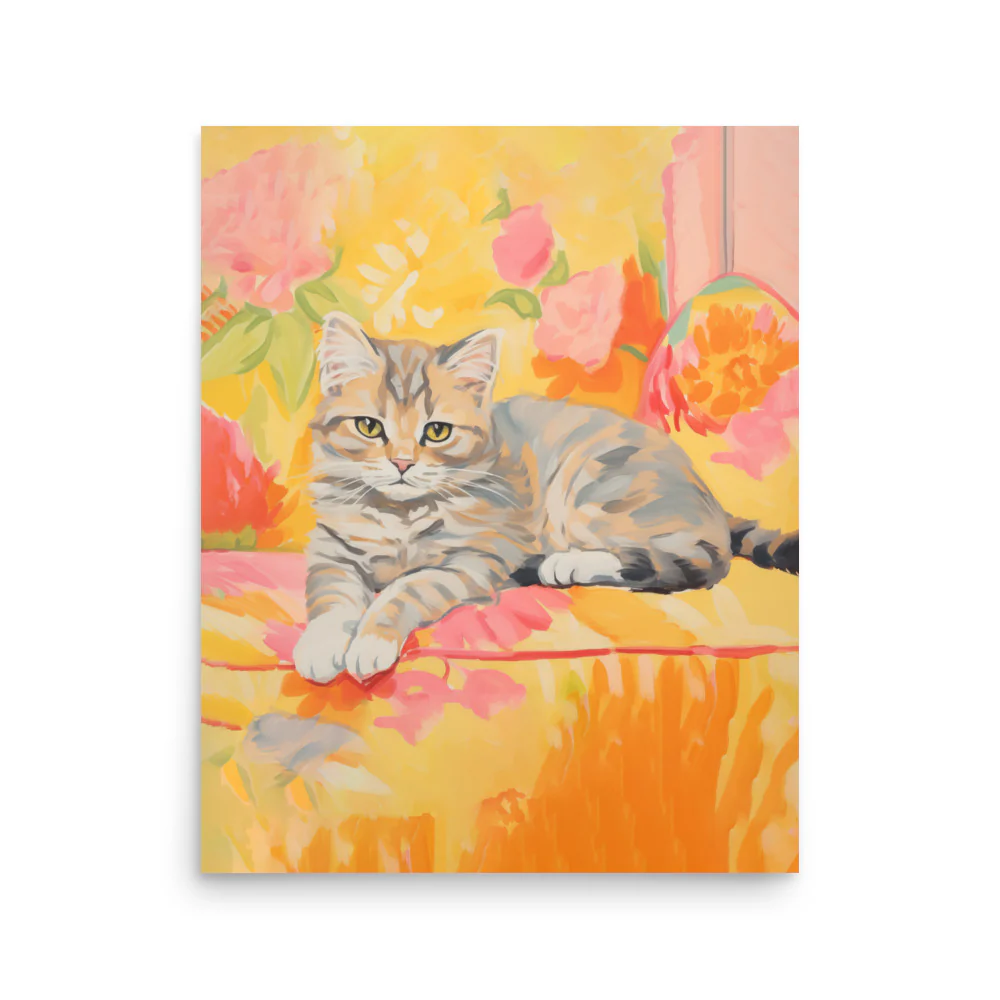 Cat on a sofa - Image 5