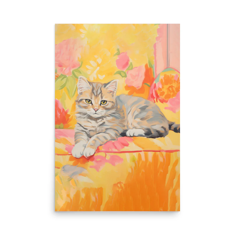 Cat on a sofa - Image 7