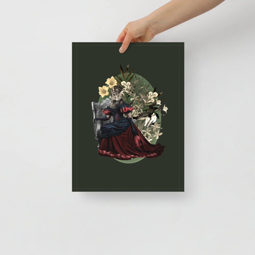 Cat Queen Dark Green - Image 2