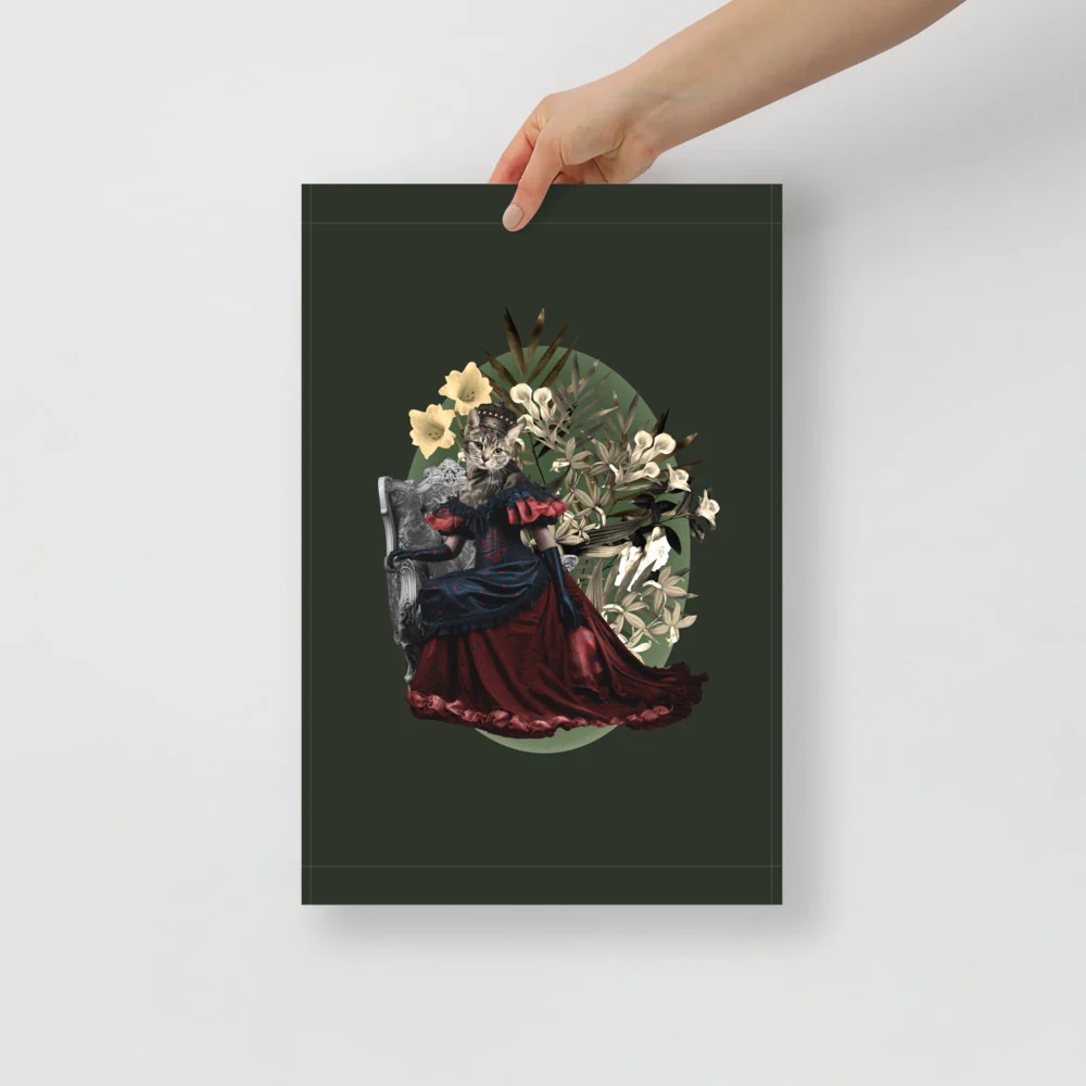 Cat Queen Dark Green - Image 3