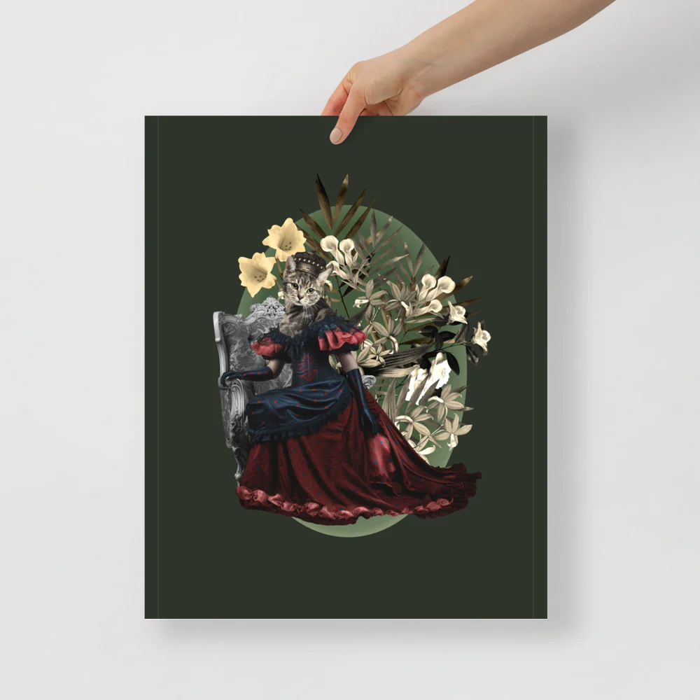 Cat Queen Dark Green - Image 4