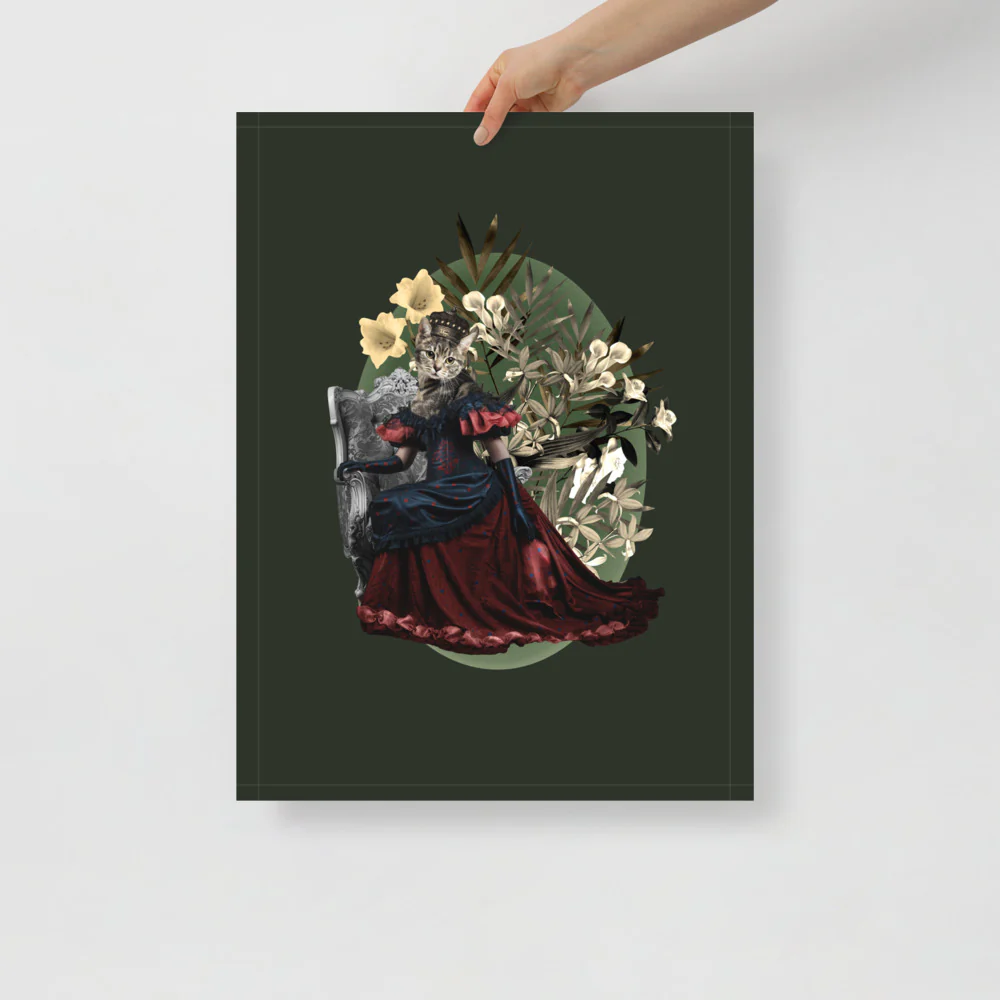 Cat Queen Dark Green - Image 5