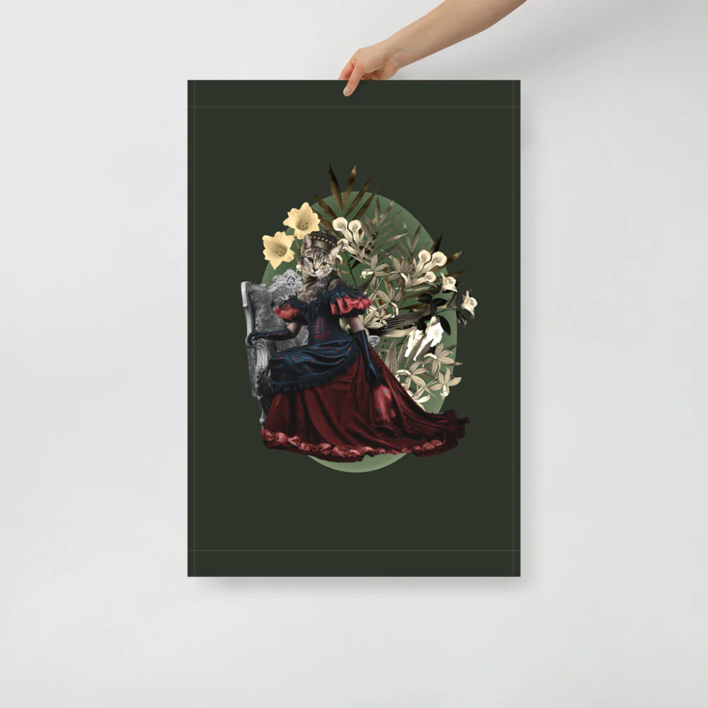 Cat Queen Dark Green - Image 6