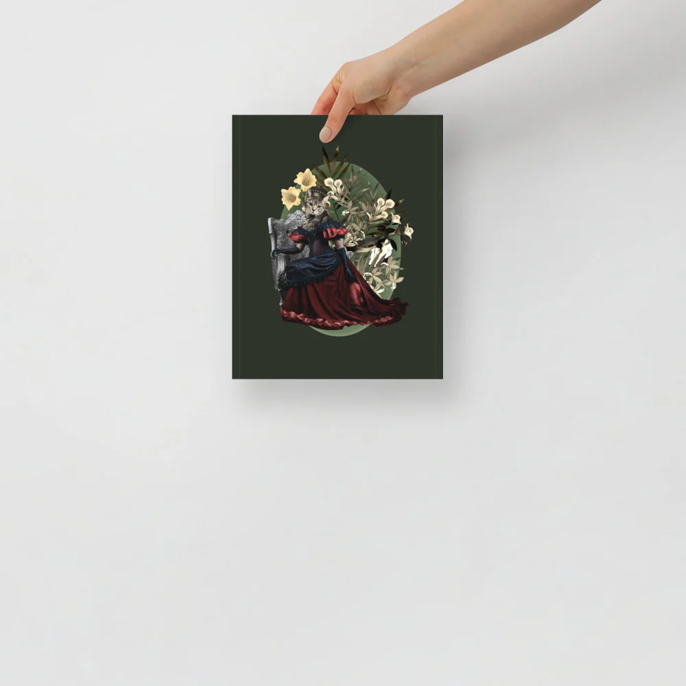 Cat Queen Dark Green - Image 7