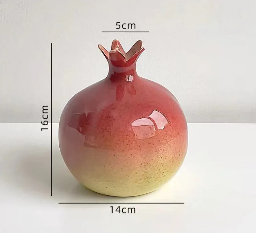Ceramic Pomegranate Vase - Image 10