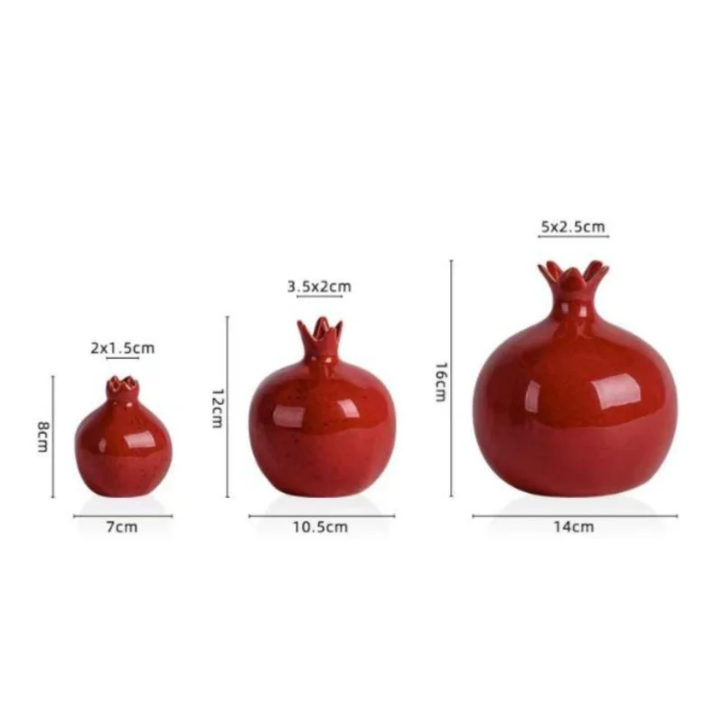 Ceramic Pomegranate Vase - Image 4