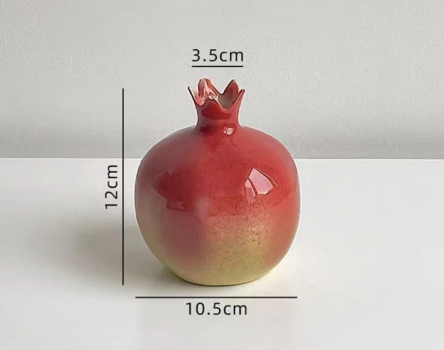 Ceramic Pomegranate Vase - Image 7