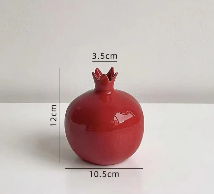 Ceramic Pomegranate Vase - Image 8