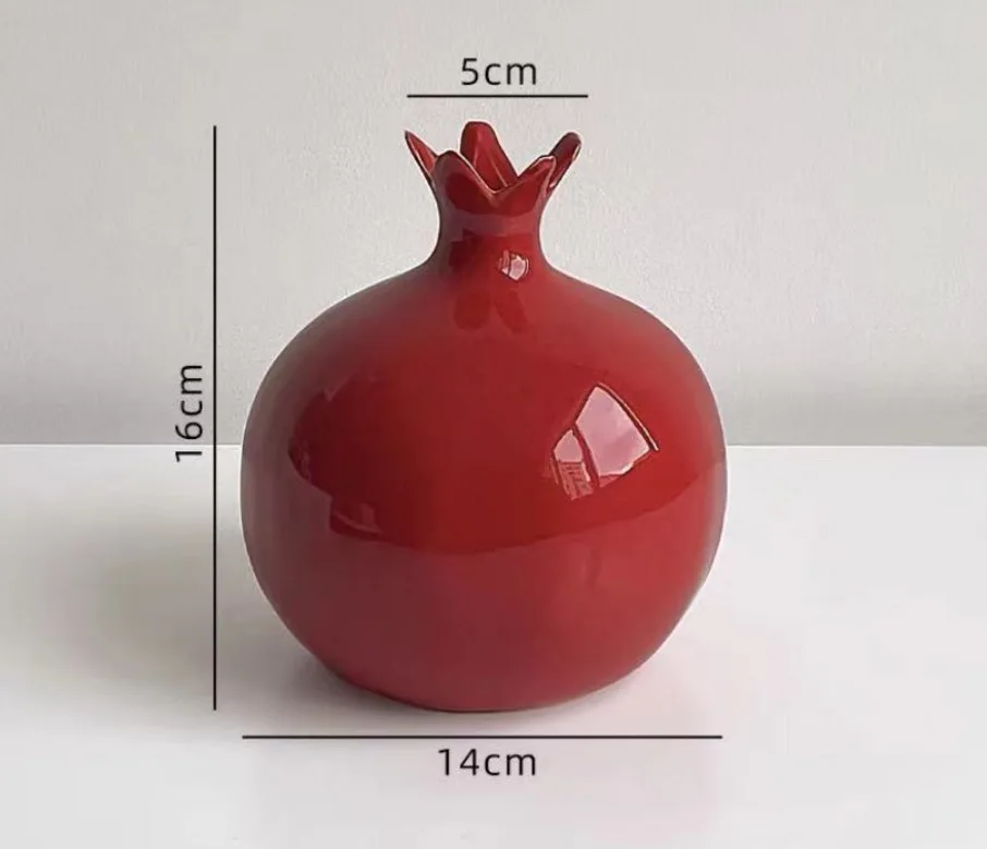 Ceramic Pomegranate Vase - Image 9