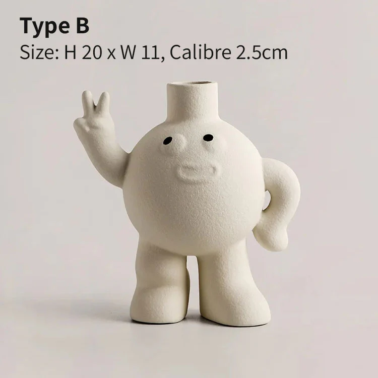 Character Ceramic Vase - Image 11