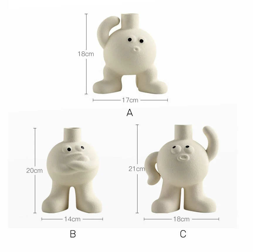 Character Ceramic Vase - Image 8