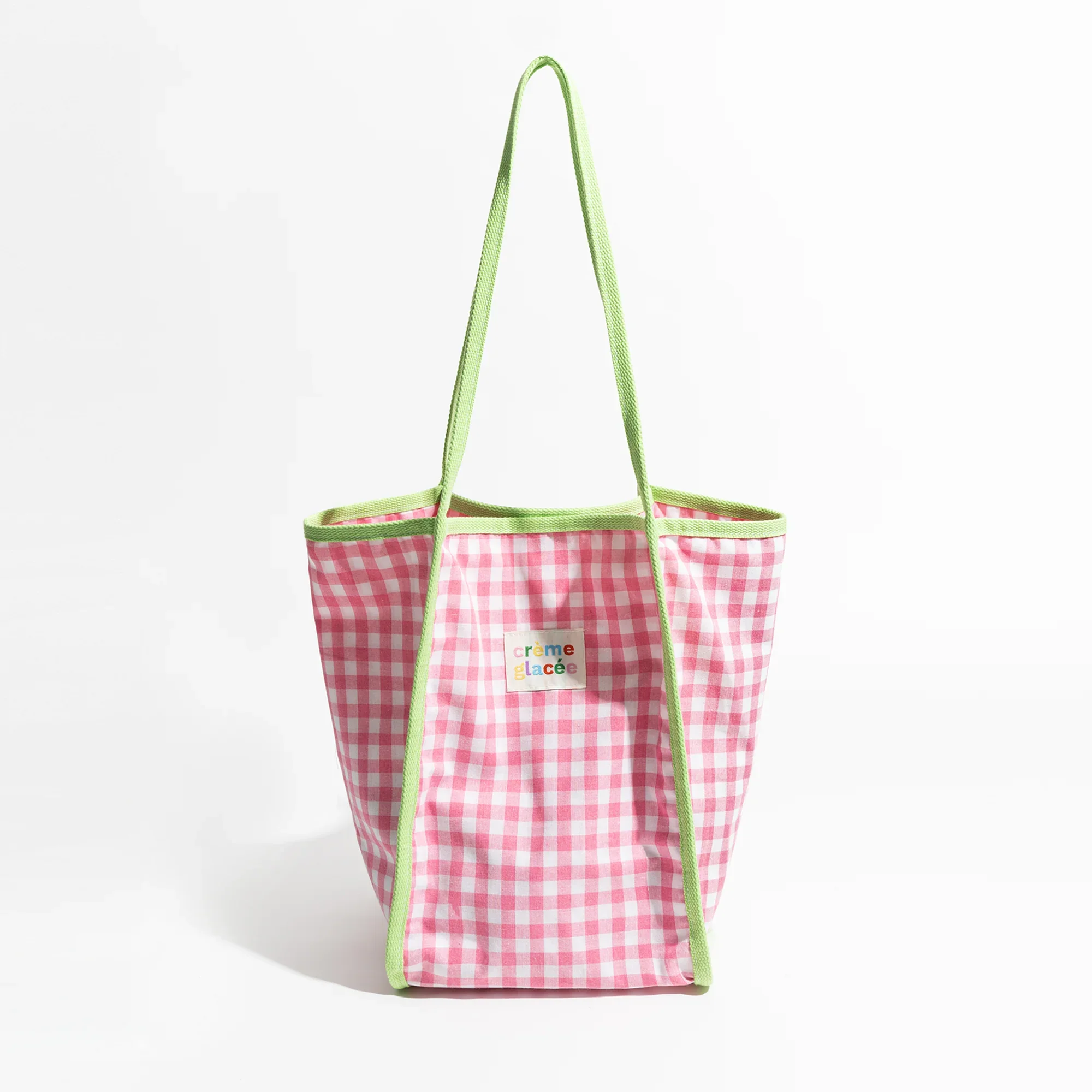 Checker Two-toned Shoulder Bag - Image 3
