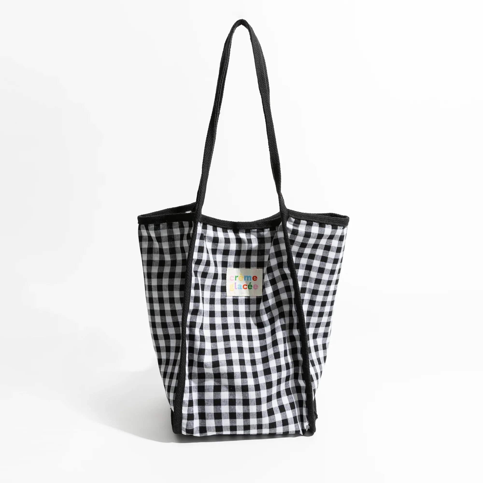 Checker Two-toned Shoulder Bag - Image 4