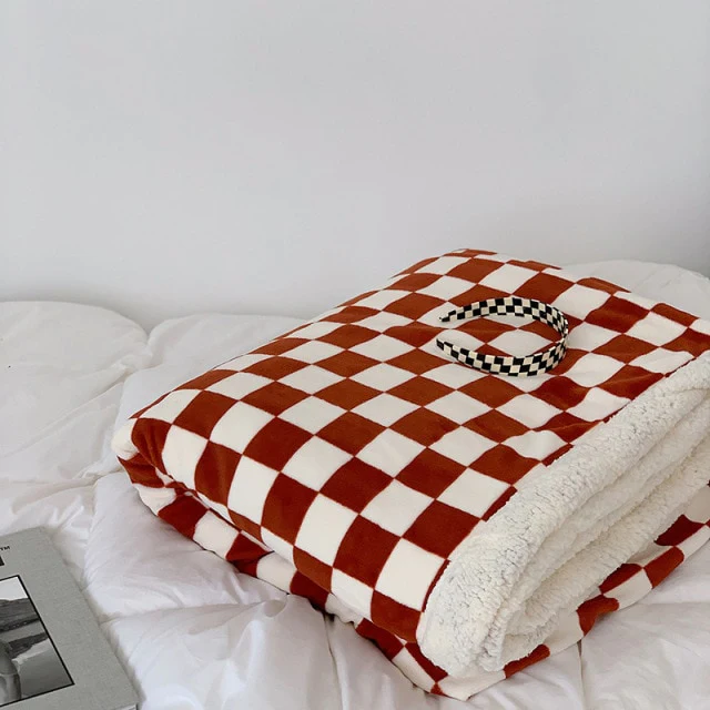 Checkerboard Throw Blanket - Image 10