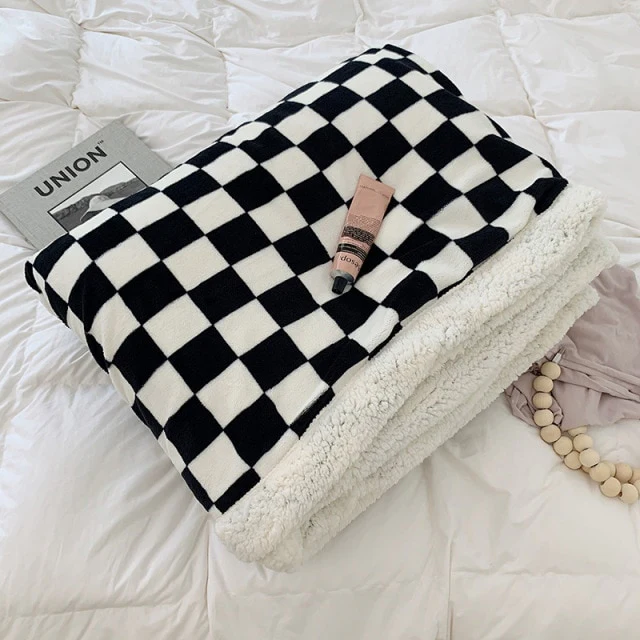 Checkerboard Throw Blanket - Image 7