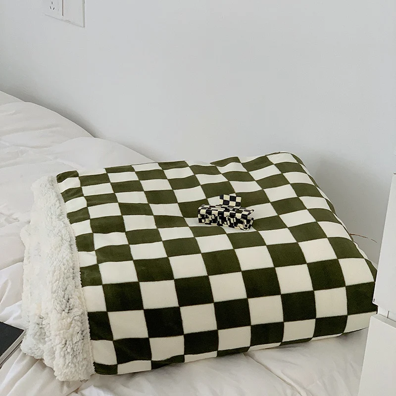 Checkerboard Throw Blanket - Image 8