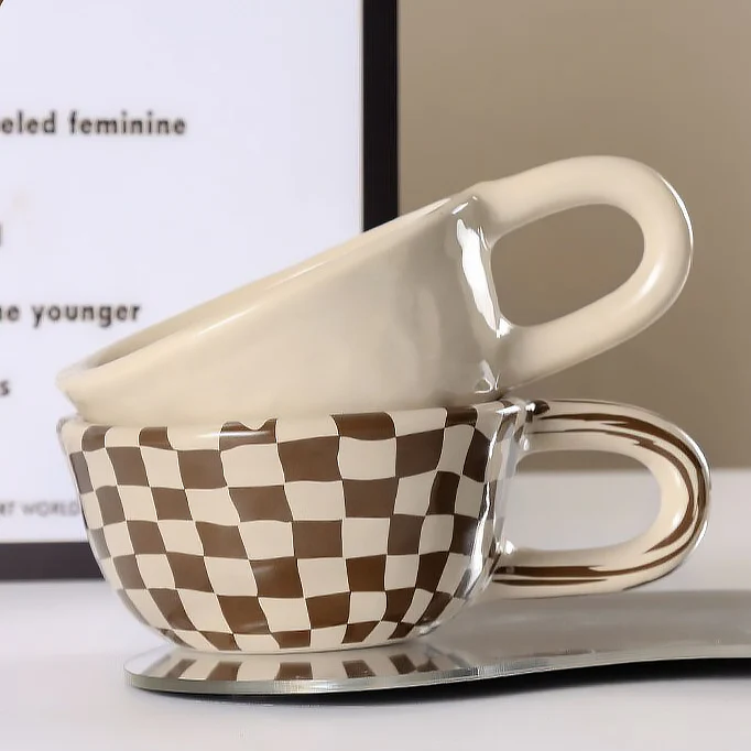 Checkered Short Mug - Image 3