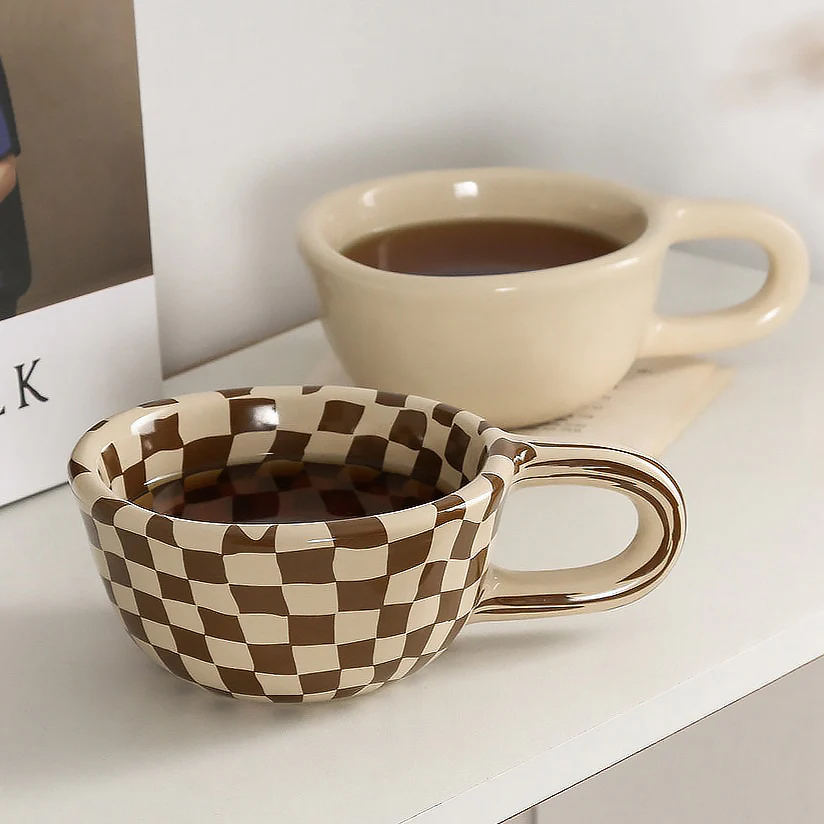 Checkered Short Mug - Image 4