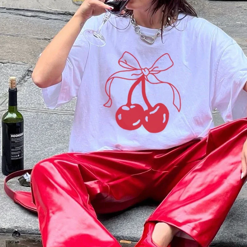 Cherry Bow T-Shirt - Image 2
