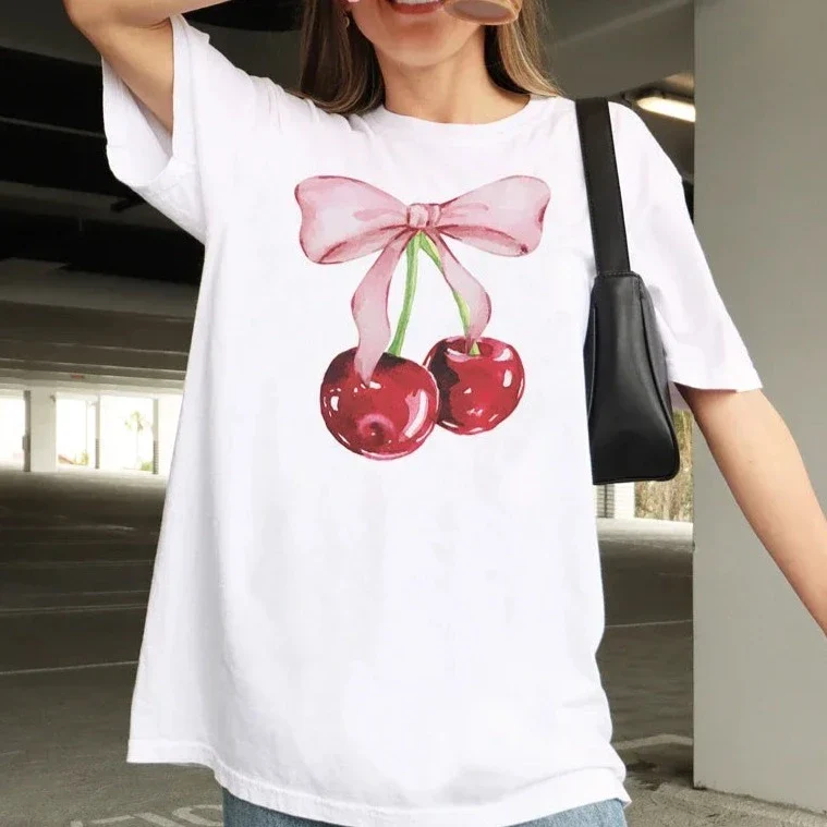 Cherry Ribbon T-shirt
