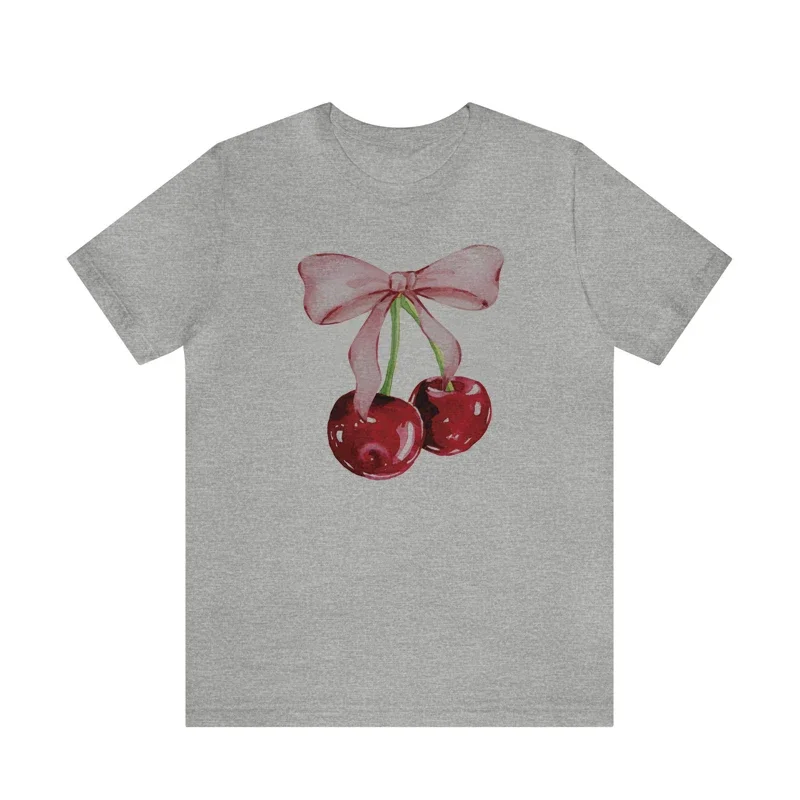 Cherry Ribbon T-shirt - Image 5