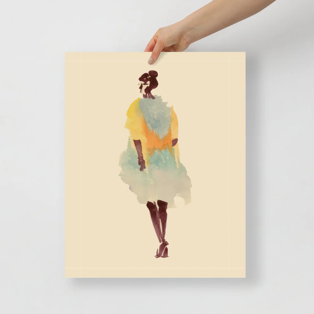 Chiffon Dress Wall Art - Image 4