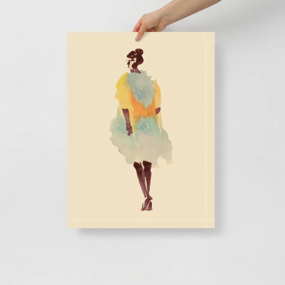 Chiffon Dress Wall Art - Image 5
