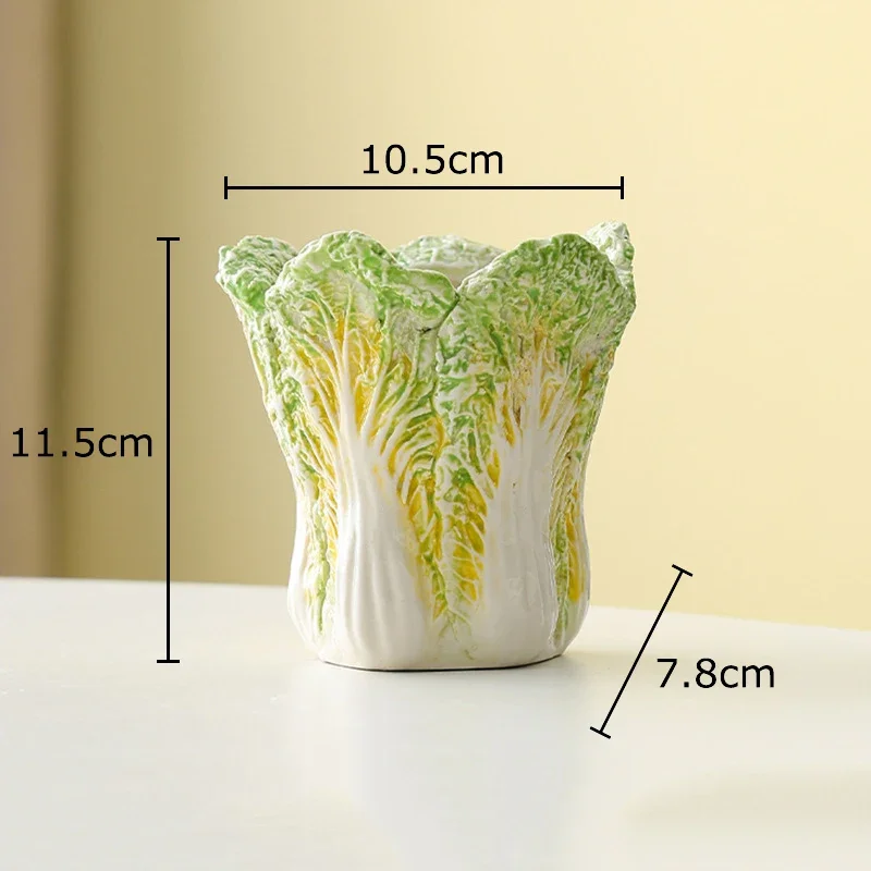 Chinese Cabbage Ceramic Jar - Image 6