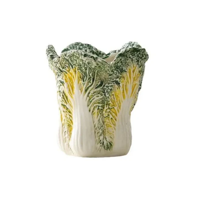 Chinese Cabbage Ceramic Jar - Image 7