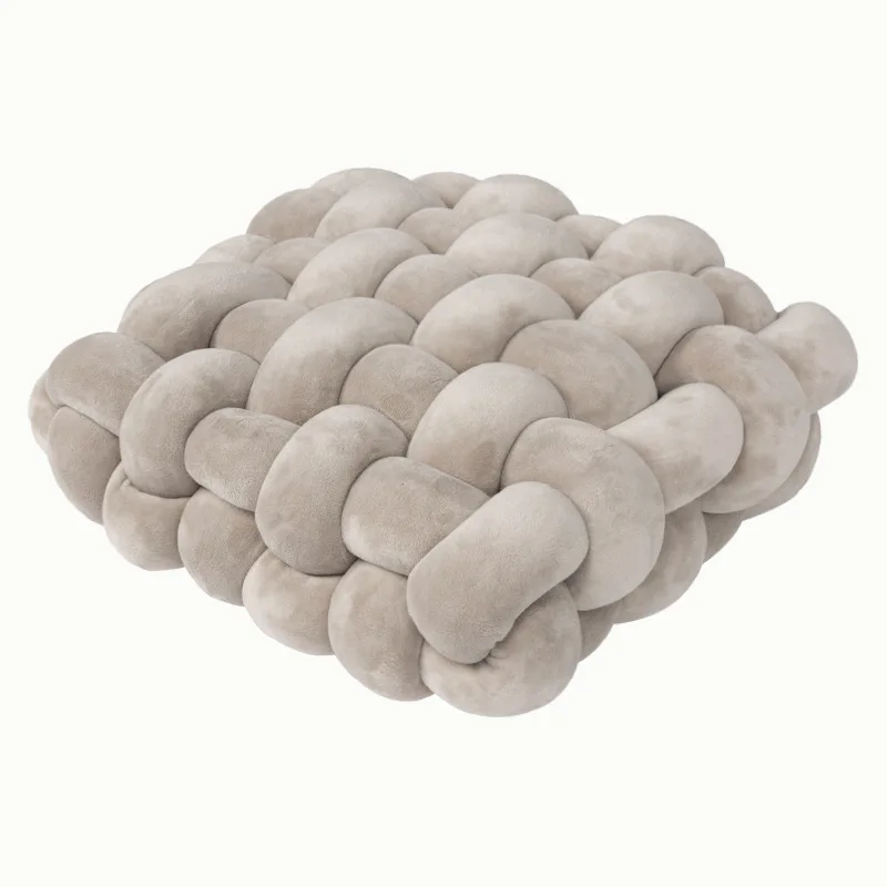 Chunky Woven Knot Cushion - Image 6