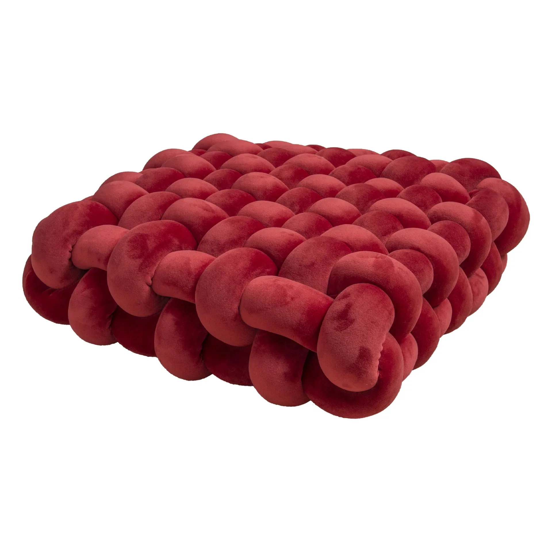 Chunky Woven Knot Cushion - Image 9