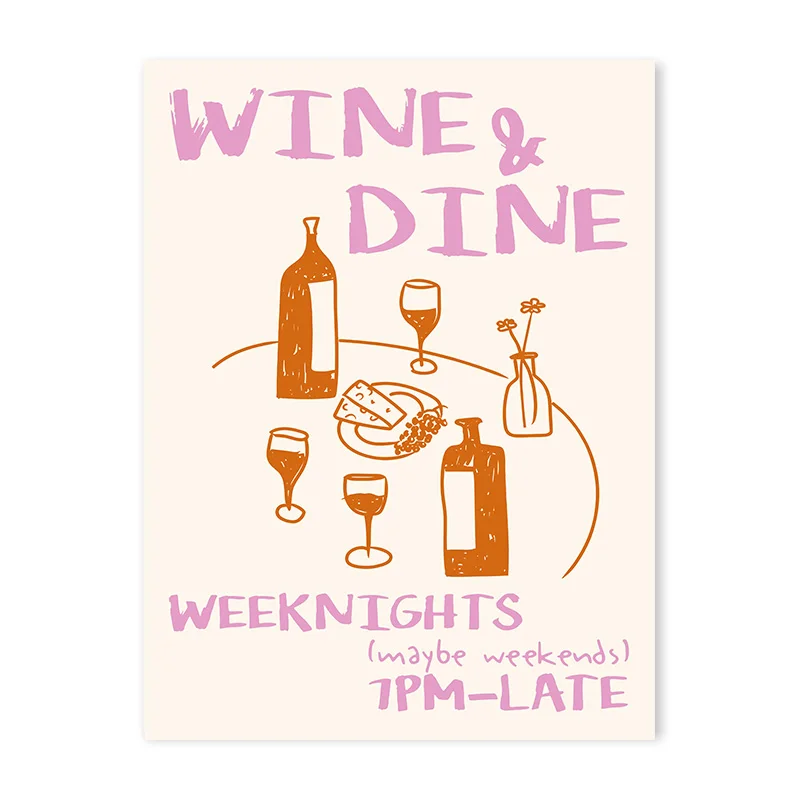 Cin Cheers Wall Art – Aesthetic Cocktail Poster Print - Image 5