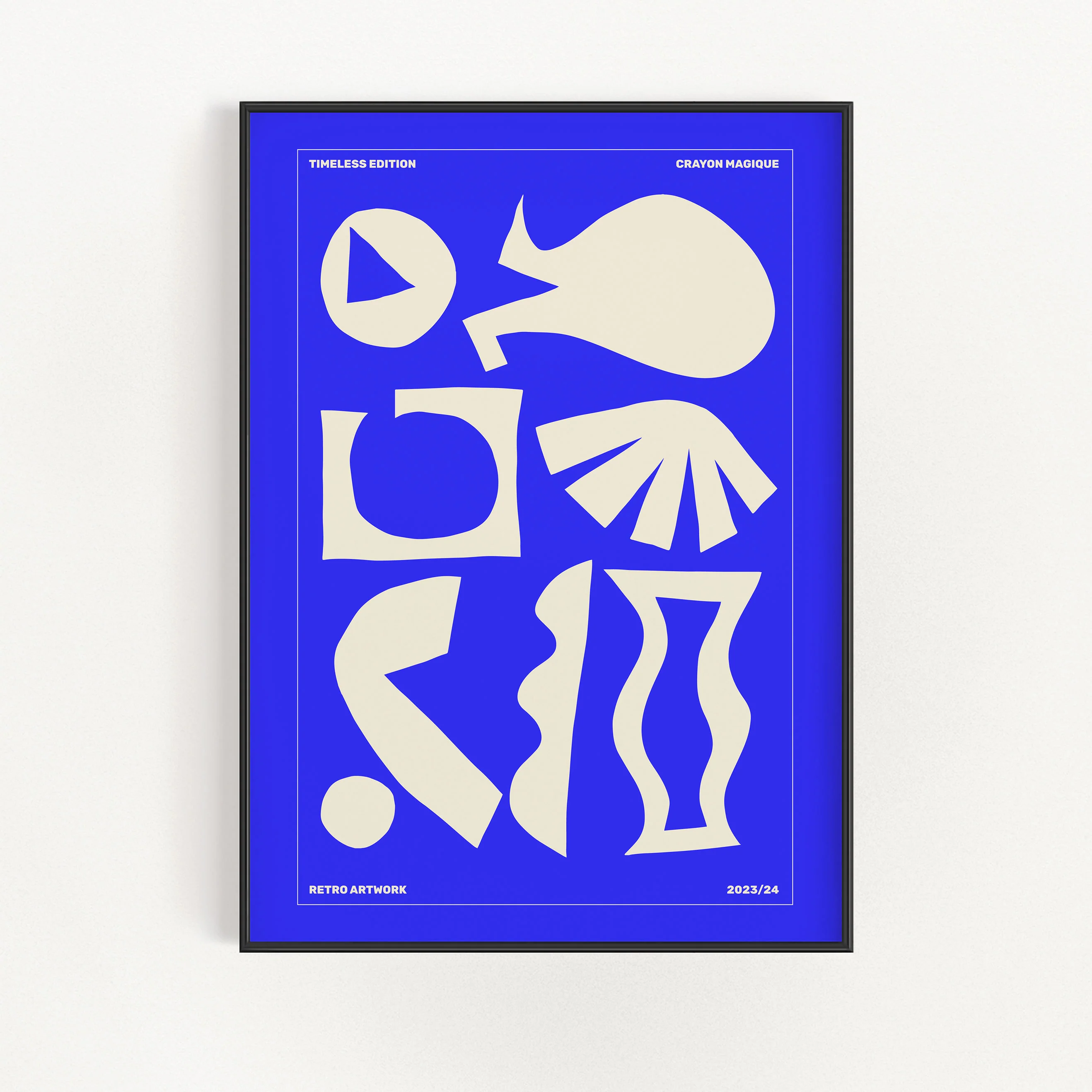 Cobalt Blue Abstract