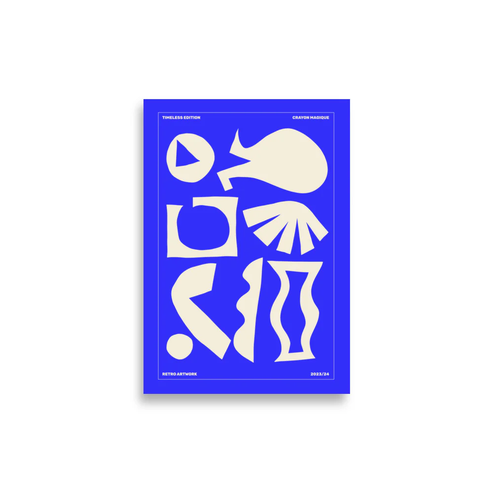 Cobalt Blue Abstract - Image 2