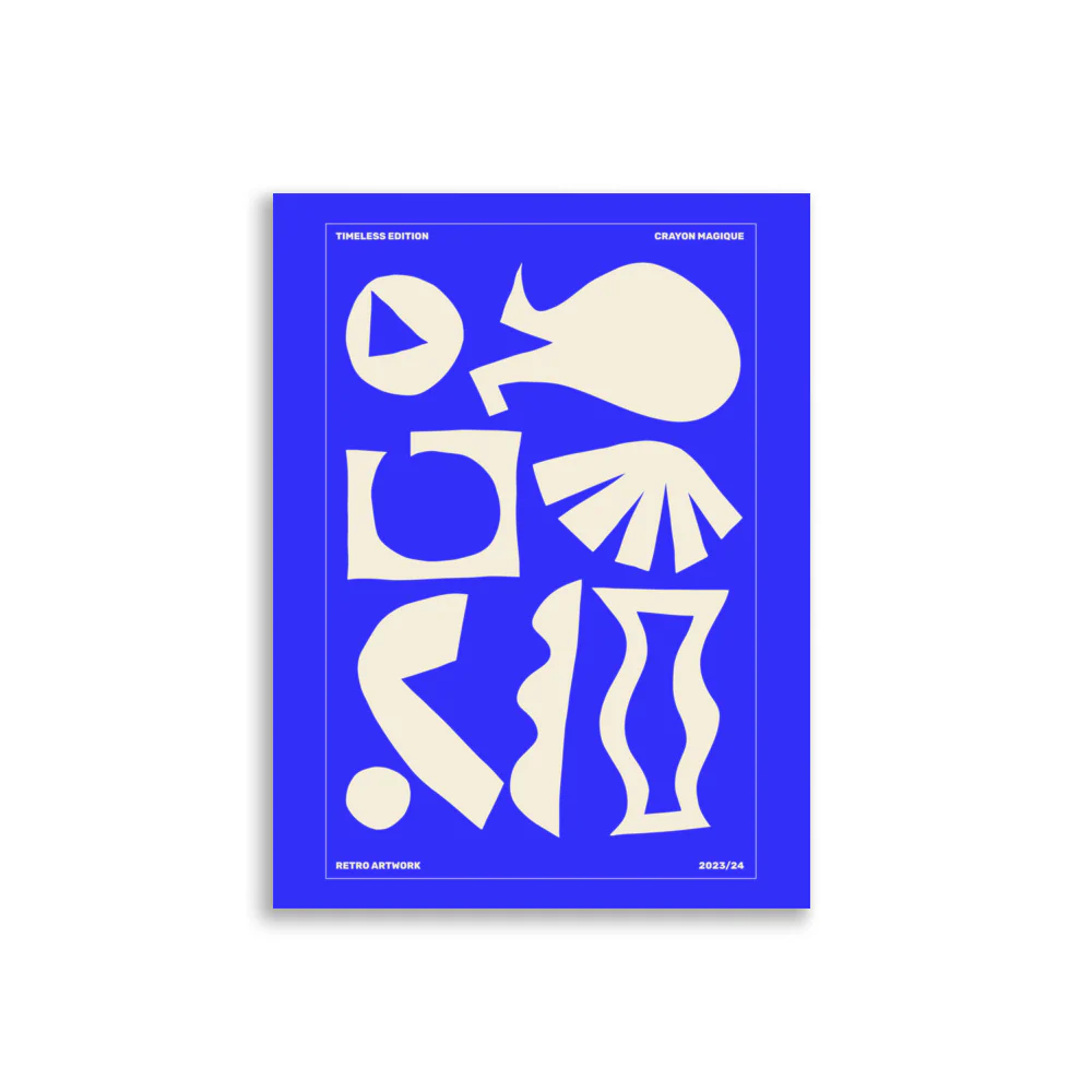 Cobalt Blue Abstract - Image 3