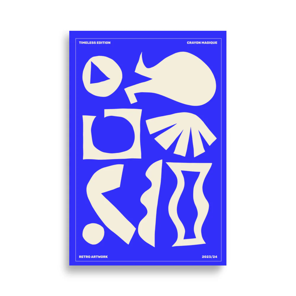 Cobalt Blue Abstract - Image 5