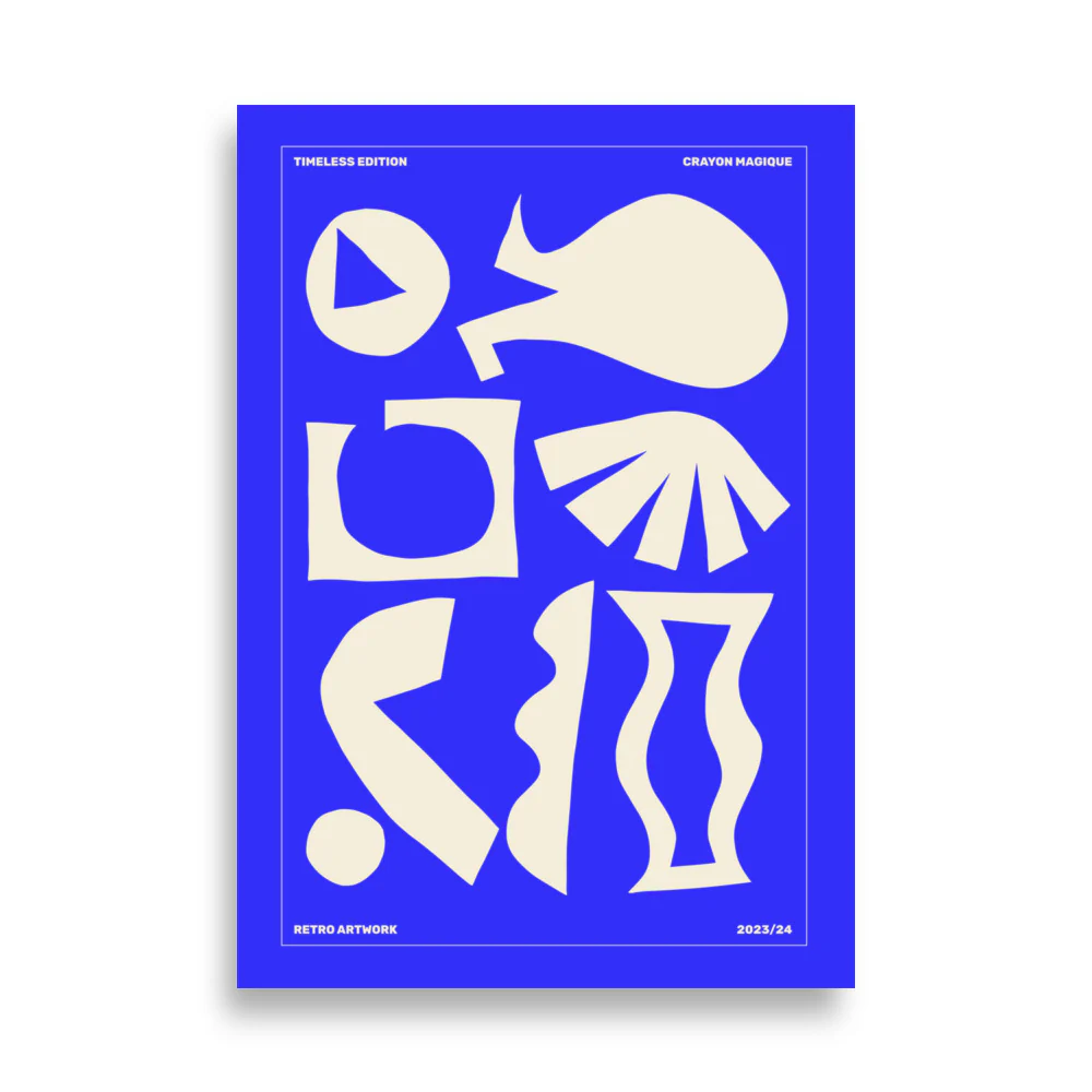 Cobalt Blue Abstract - Image 6