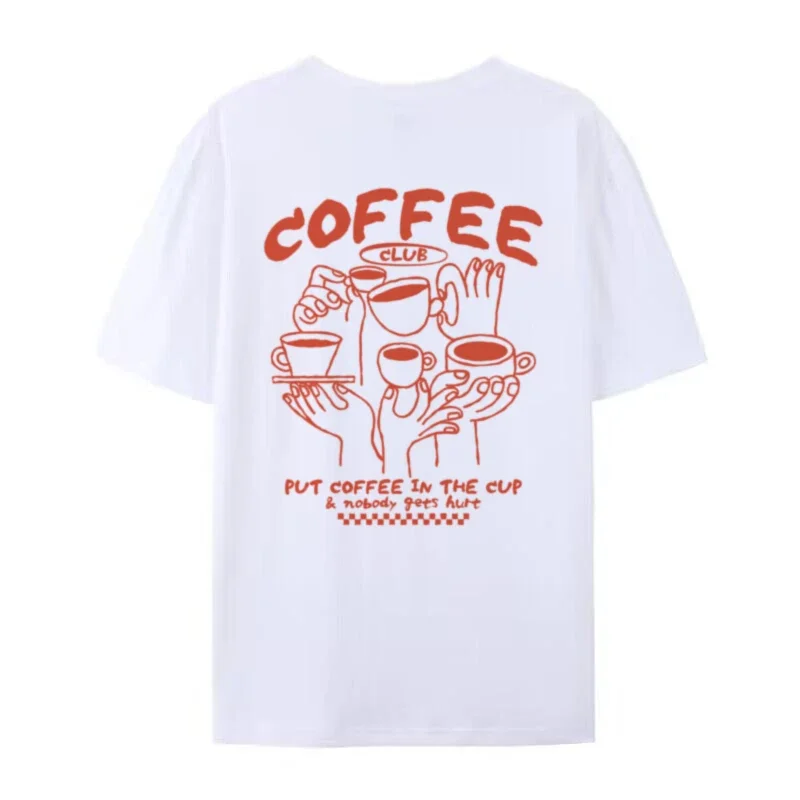 Coffee Time T-Shirt – Fun Graphic Tee for Coffee Lovers - Image 4