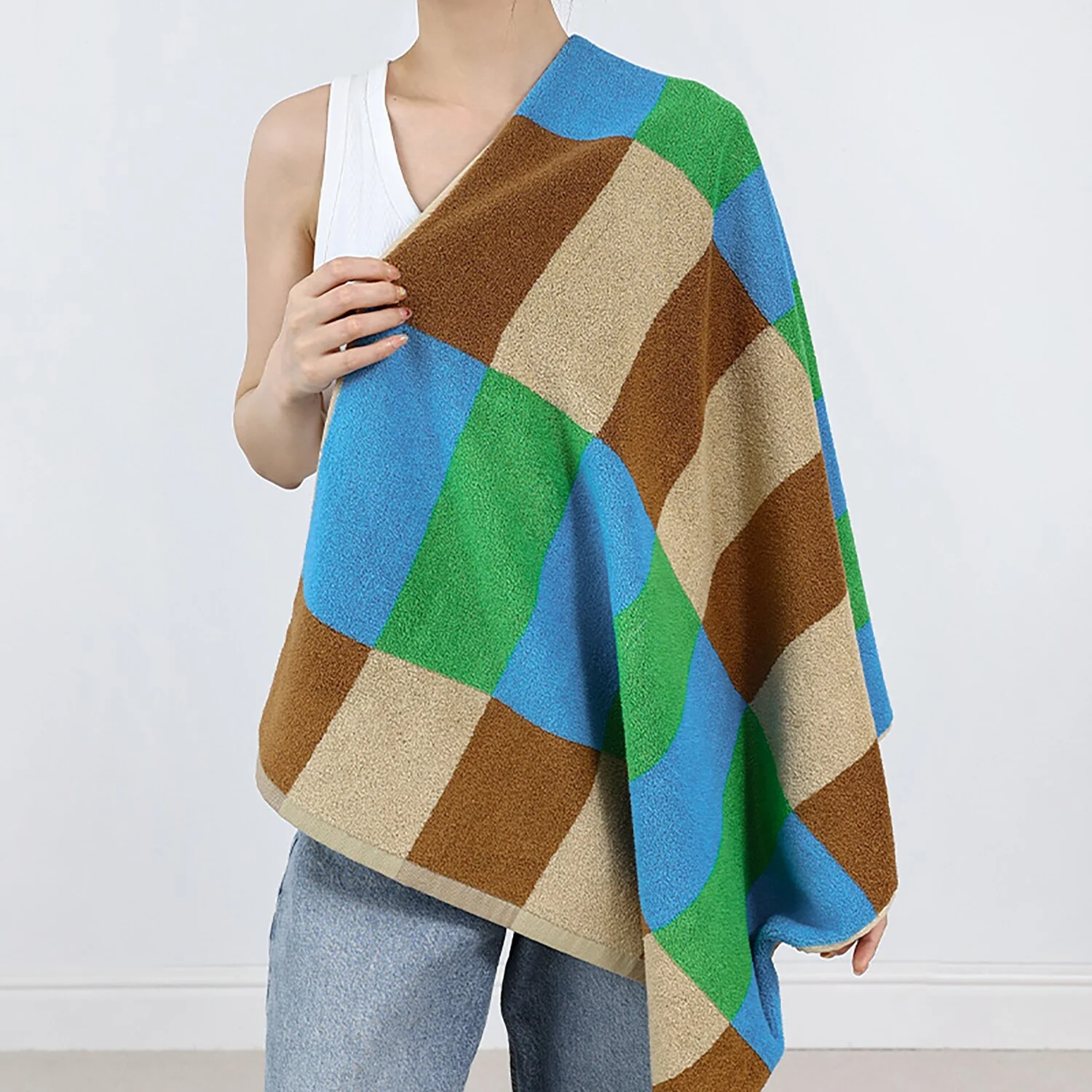 Colour Block Towels - Small Tile - Image 10