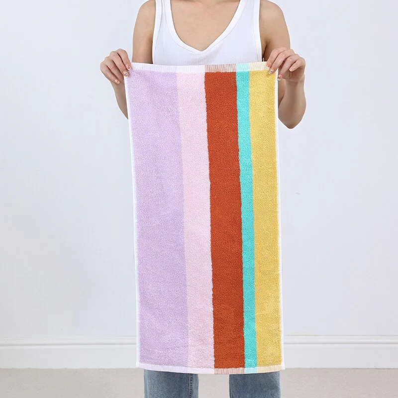 Colour Block Towels - Stripe Tile - Image 3