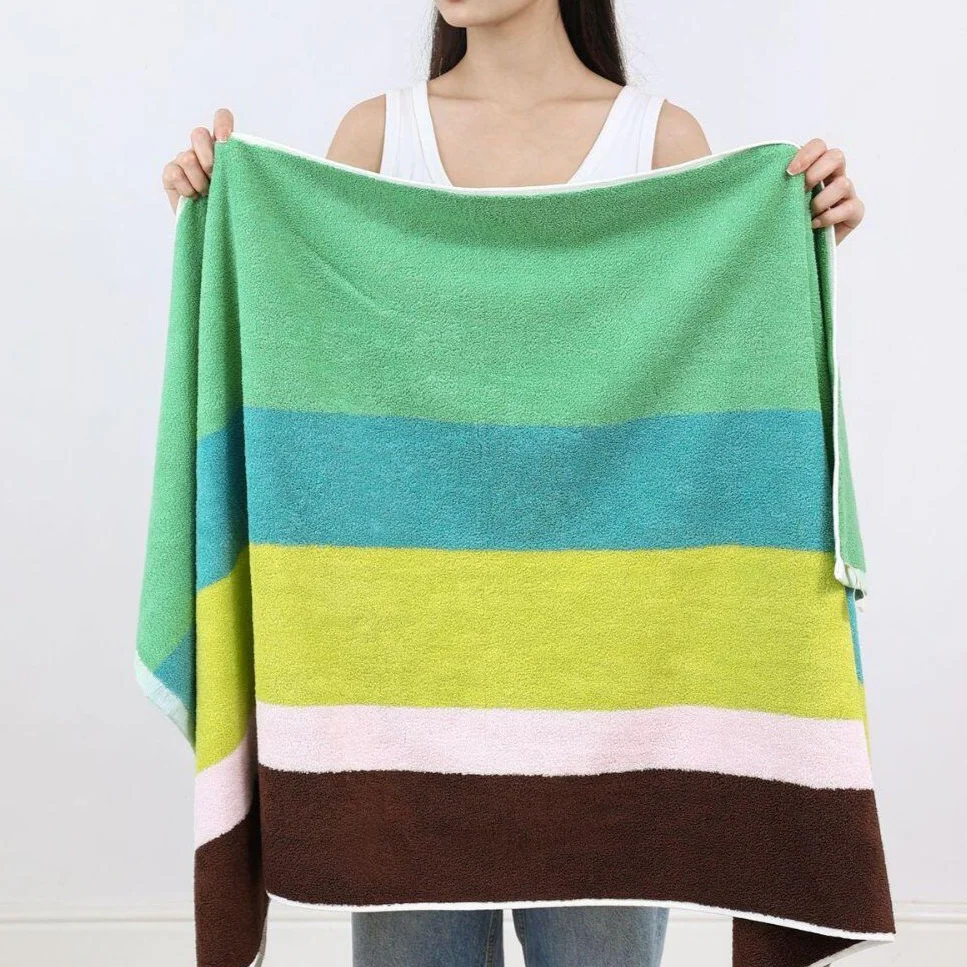 Colour Block Towels - Stripe Tile - Image 6
