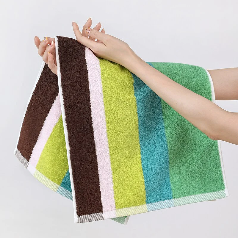 Colour Block Towels - Stripe Tile - Image 7
