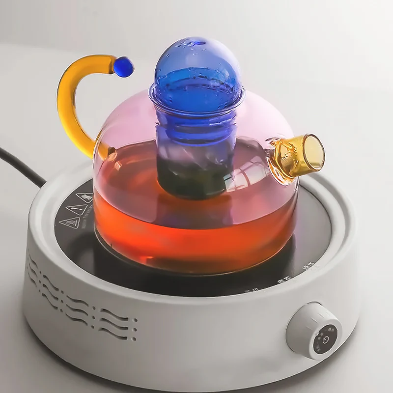 Coloured Glass Teaware - Image 4