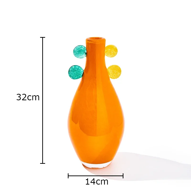 Coloured Globe Handled Glass Jar Vase Collection - Image 10
