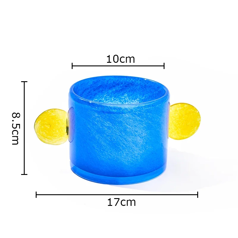 Coloured Globe Handled Glass Jar Vase Collection - Image 11