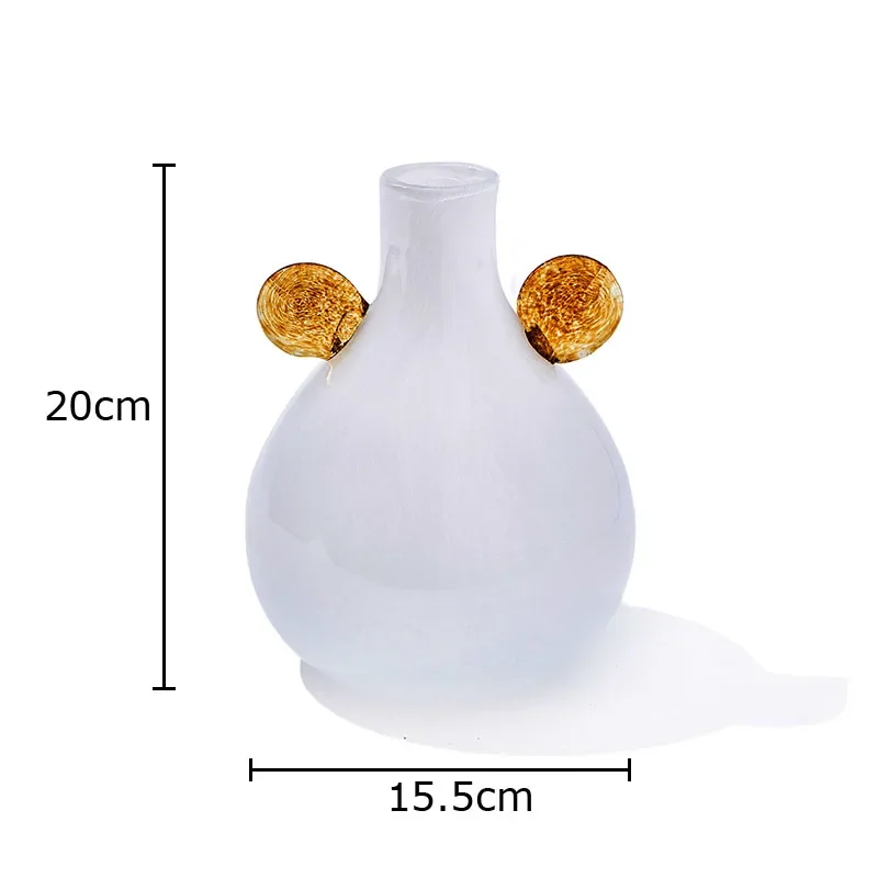 Coloured Globe Handled Glass Jar Vase Collection - Image 12